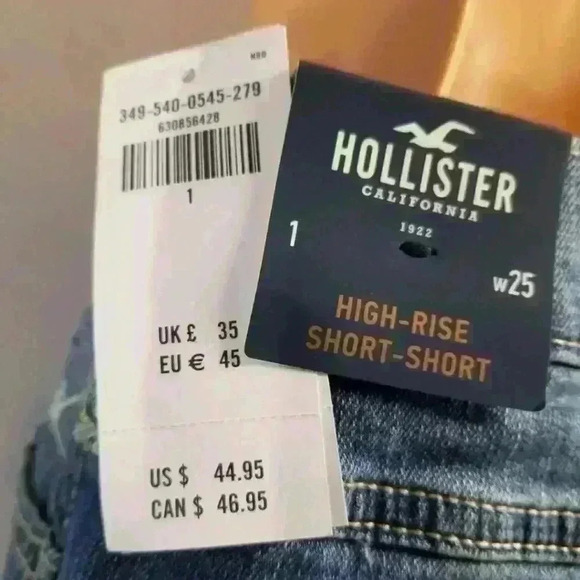 Womens Hollister High rise Short Short W25 - Picture 10 of 11